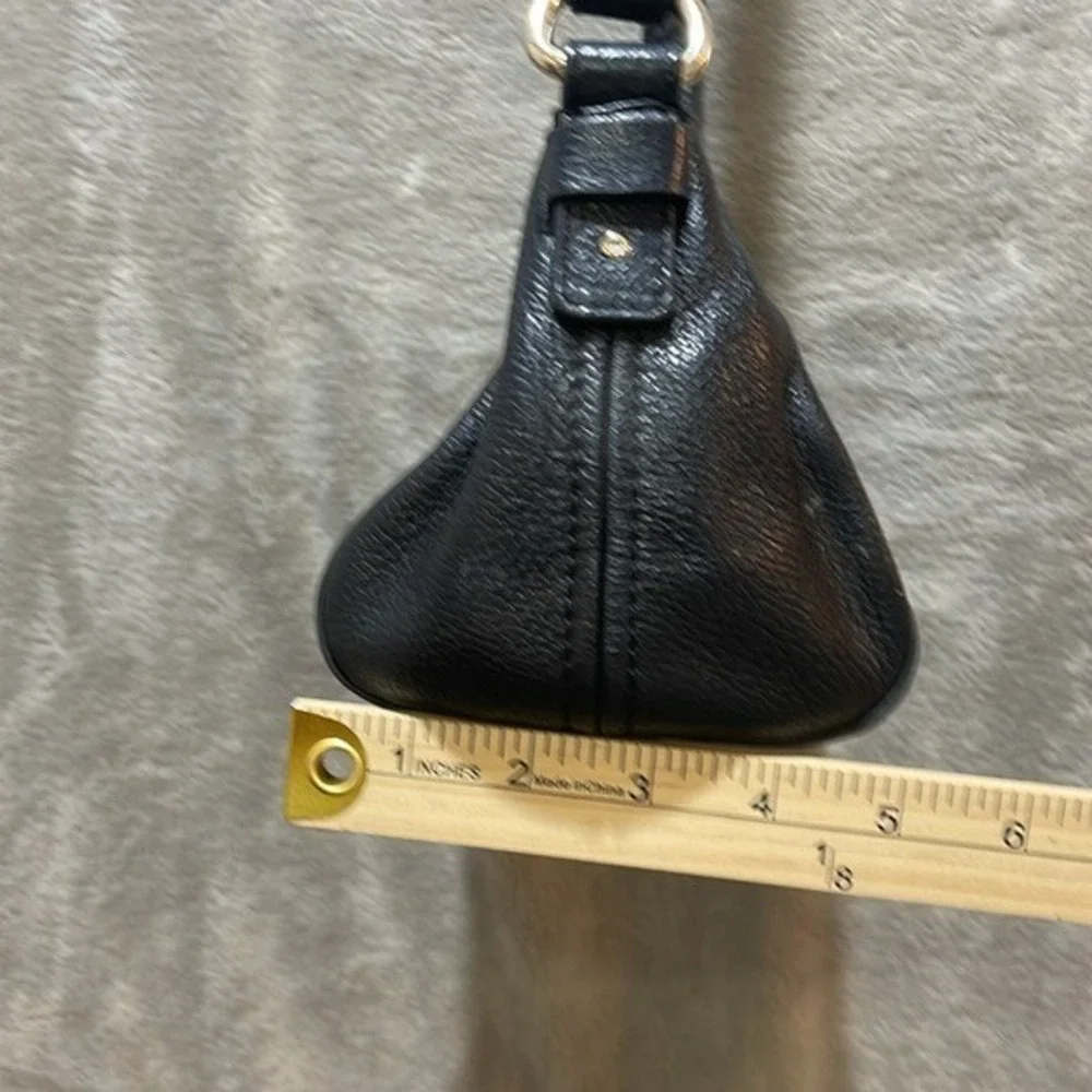 Kate Spade‎ 90's Y2K Style Black Leather Crossbody Zip Bag 11.5